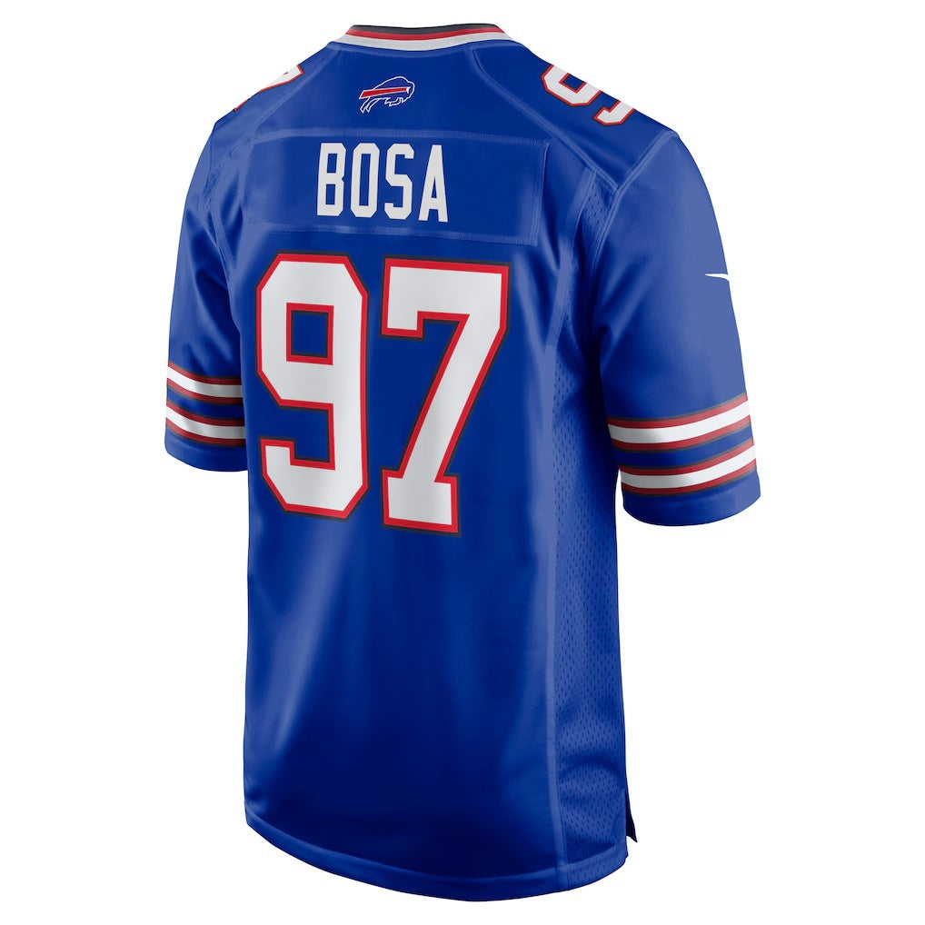 B.Bills #97 Joey Bosa Royal Game Player Stitched Football American Jersey