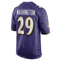 B.Ravens #29 Ar'Darius Washington Purple Player Game Stitched Football American Jersey