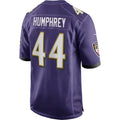B.Ravens #44 Marlon Humphrey Purple Game Stitched Football American Jersey
