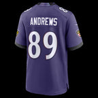 B.Ravens #89 Mark Andrews Purple Team Game Stitched Football American Jersey