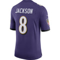 B.Ravens #8 Lamar Jackson Purple Speed Machine Limited Stitched Football American Jersey