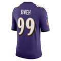 B.Ravens #99 Odafe Oweh Purple Vapor Limited Stitched Football American Jersey