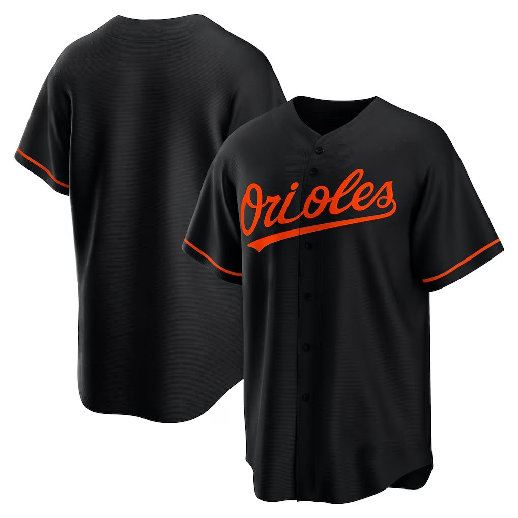 Baltimore Orioles Black Alternate Replica Team Baseball Jersey