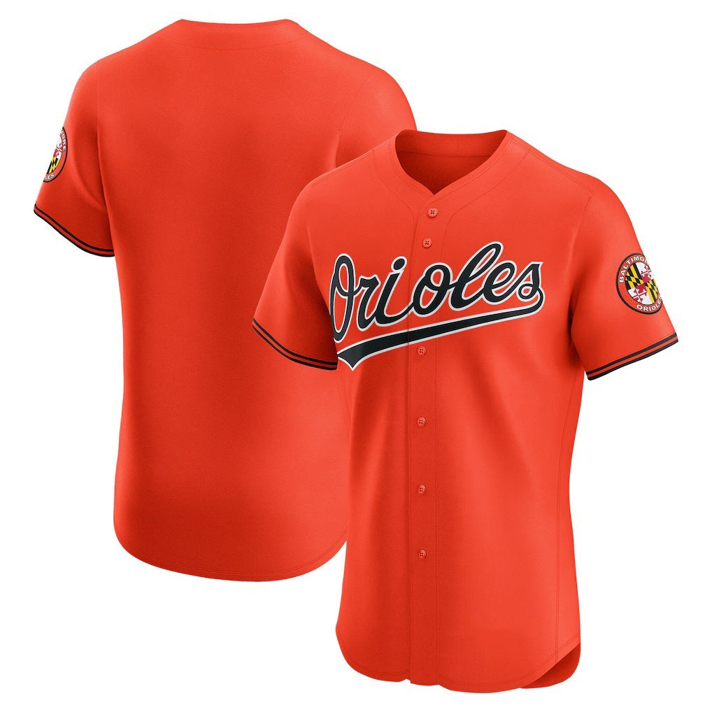 Baltimore Orioles Orange Alternate 2 Elite Baseball Jersey
