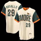 Baltimore Orioles #29 Samuel Basallo Natural 2026 City Connect Stadium Baseball Jersey