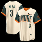 Baltimore Orioles #3 Taylor Ward Natural 2026 City Connect Stadium Baseball Jersey