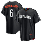 Baltimore Orioles #6 Ryan Mountcastle Black City Connect Replica Player Baseball Jersey
