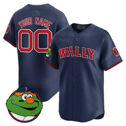 Boston Red Sox Wally Vapor Premier Limited Custom Jersey ¨C Navy Baseball Jersey