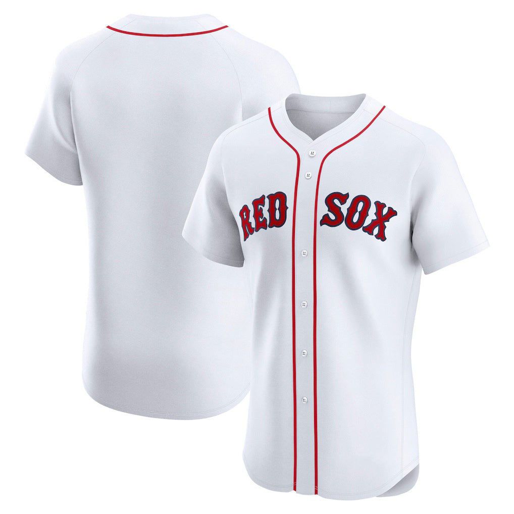 Boston Red Sox White Home Elite Baseball Jersey
