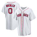Boston Red Sox #0 Walker Buehler White Home Replica Baseball Jersey
