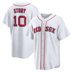 Boston Red Sox #10 Trevor Story White Home Replica Baseball Jersey