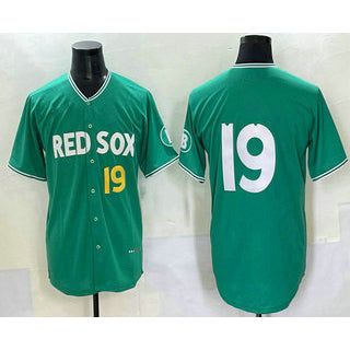 Boston Red Sox #19 Roman Anthony Green 2025 City Connect Limited Baseball Jersey