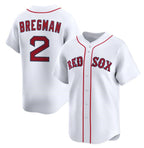 Boston Red Sox #2 Alex Bregman White 2024 Home Limited Stitched Baseball Jersey