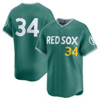 Boston Red Sox #34 David Ortiz Green 2025 City Connect Limited Stitched Baseball Jersey
