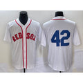Boston Red Sox #42 Jackie Robinson White Cool Base Stitched Baseball Jersey