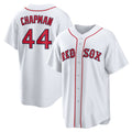 Boston Red Sox #44 Aroldis Chapman White Home Replica Baseball Jersey