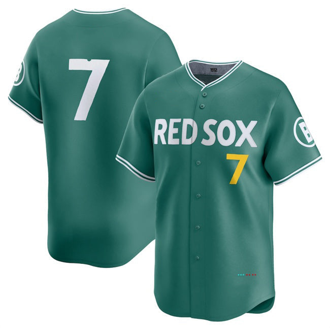 Boston Red Sox #7 Masataka Yoshida Green 2025 City Connect Limited Stitched Baseball Jersey
