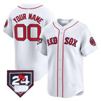 Boston Red Sox 2024 Spring Training Patch Vapor Premier Limited Custom Jersey ¨C White Baseball Jersey