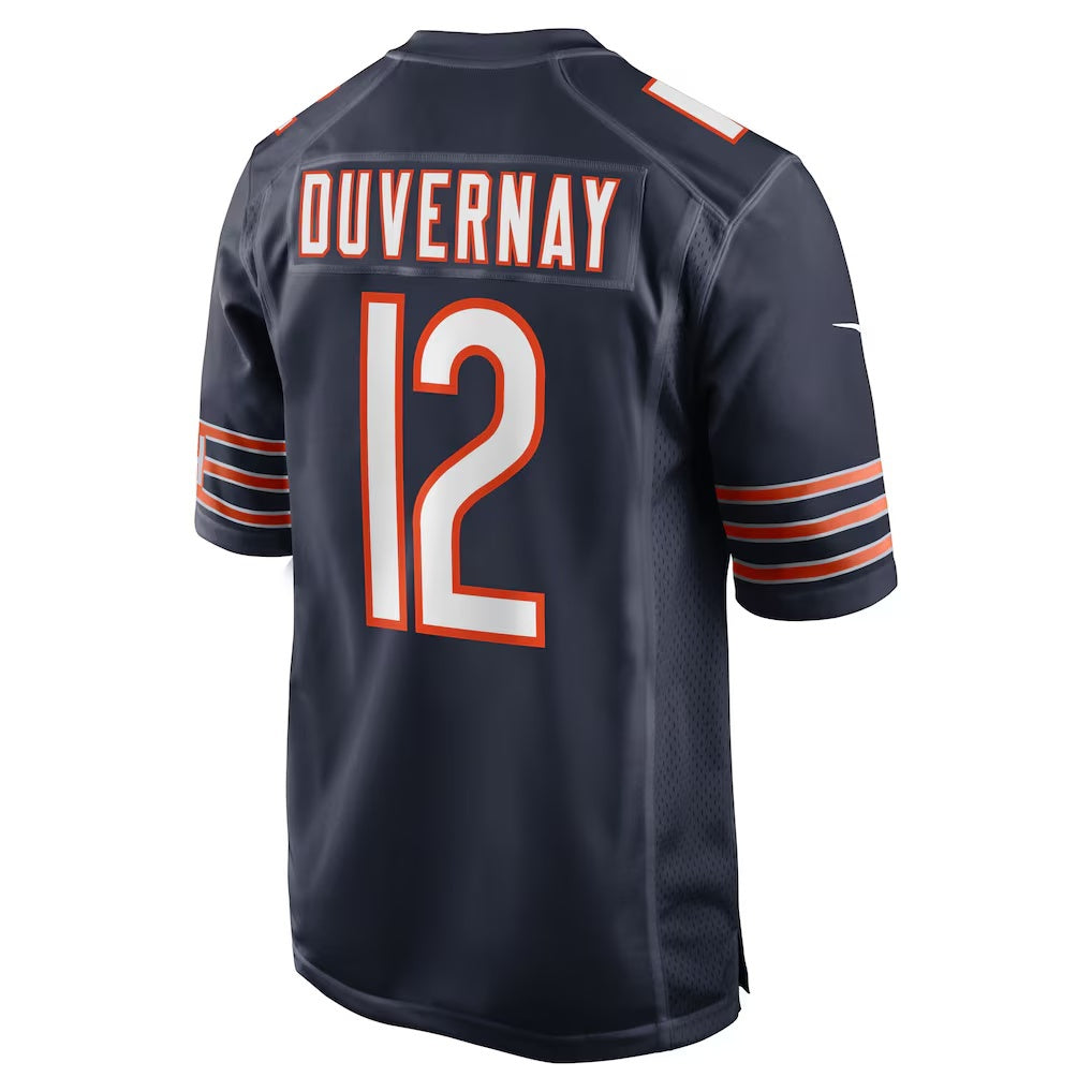 C.Bears #12 Devin Duvernay Navy Team Game Stitched Football American Jersey