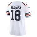 C.Bears #18 Caleb Williams White Vapor F.U.S.E. Limited Stitched Football American Jersey