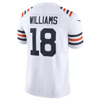 C.Bears #18 Caleb Williams White Vapor F.U.S.E. Limited Stitched Football American Jersey