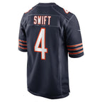 C.Bears #4 D'Andre Swift Navy Game Stitched Football American Jersey