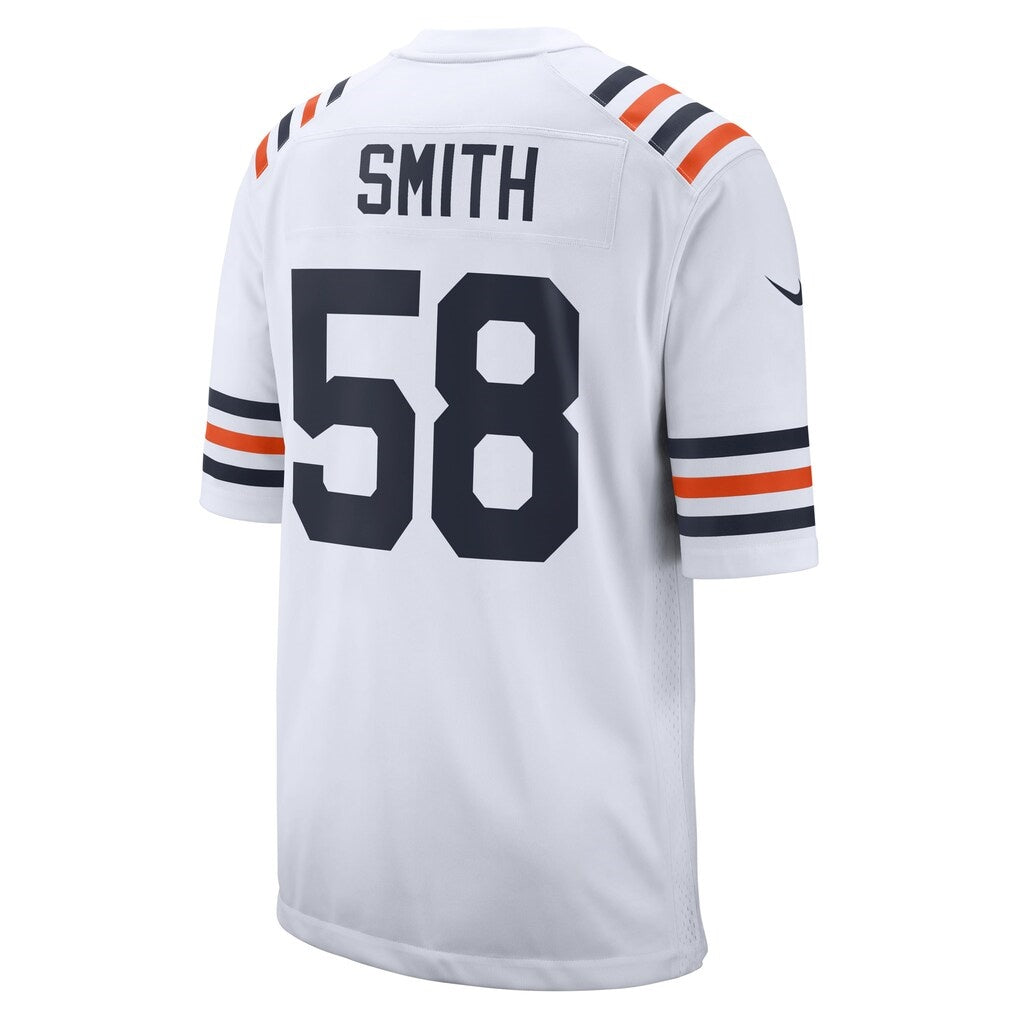 C.Bears #58 Roquan Smith White 2019 Alternate Classic Game Stitched Football American Jersey