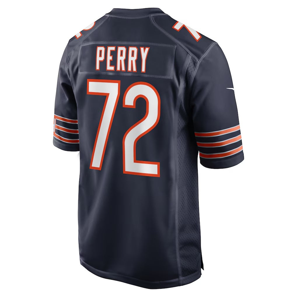 C.Bears #72 William Perry Navy Game Retired Player Stitched Football American Jersey
