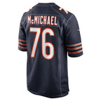 C.Bears #76 Steve McMichael Navy Retired Player Game Stitched Football American Jersey
