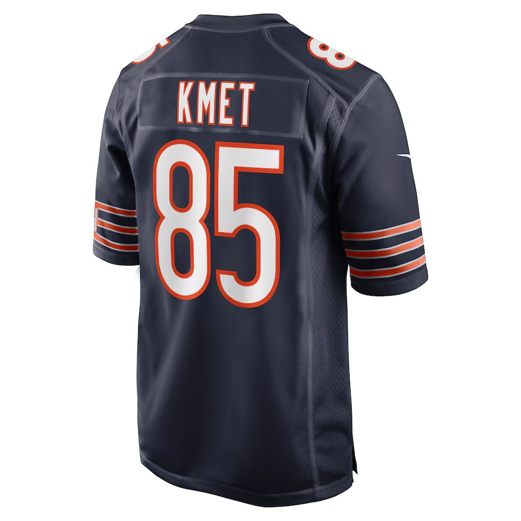 C.Bears #85 Cole Kmet Navy Player Game Stitched Football American Jersey
