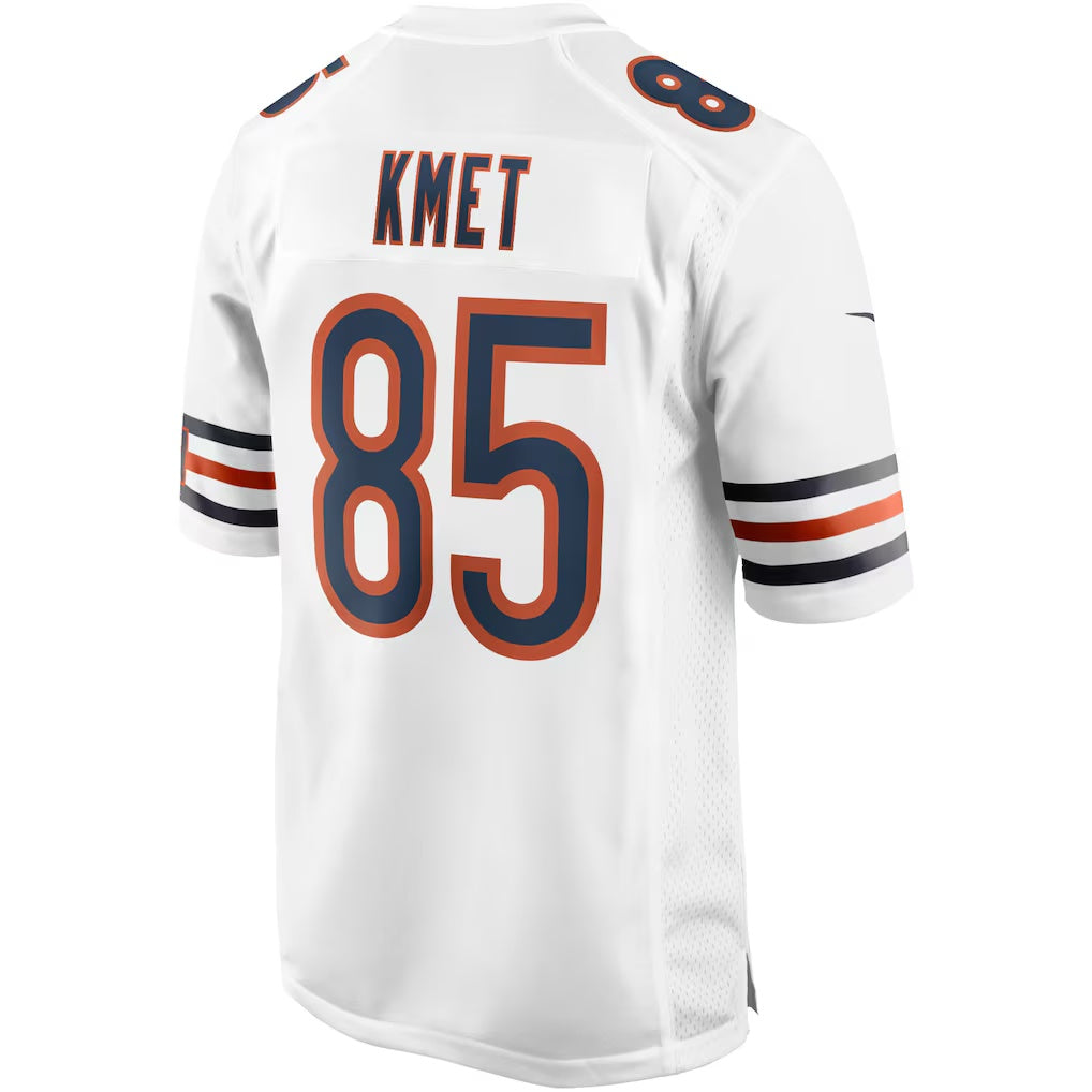 C.Bears #85 Cole Kmet White Player Game Stitched Football American Jersey