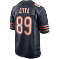 C.Bears #89 Mike Ditka Navy Game Retired Player Stitched Football American Jersey