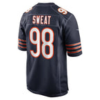 C.Bears #98 Montez Sweat Navy Game Stitched Football American Jersey