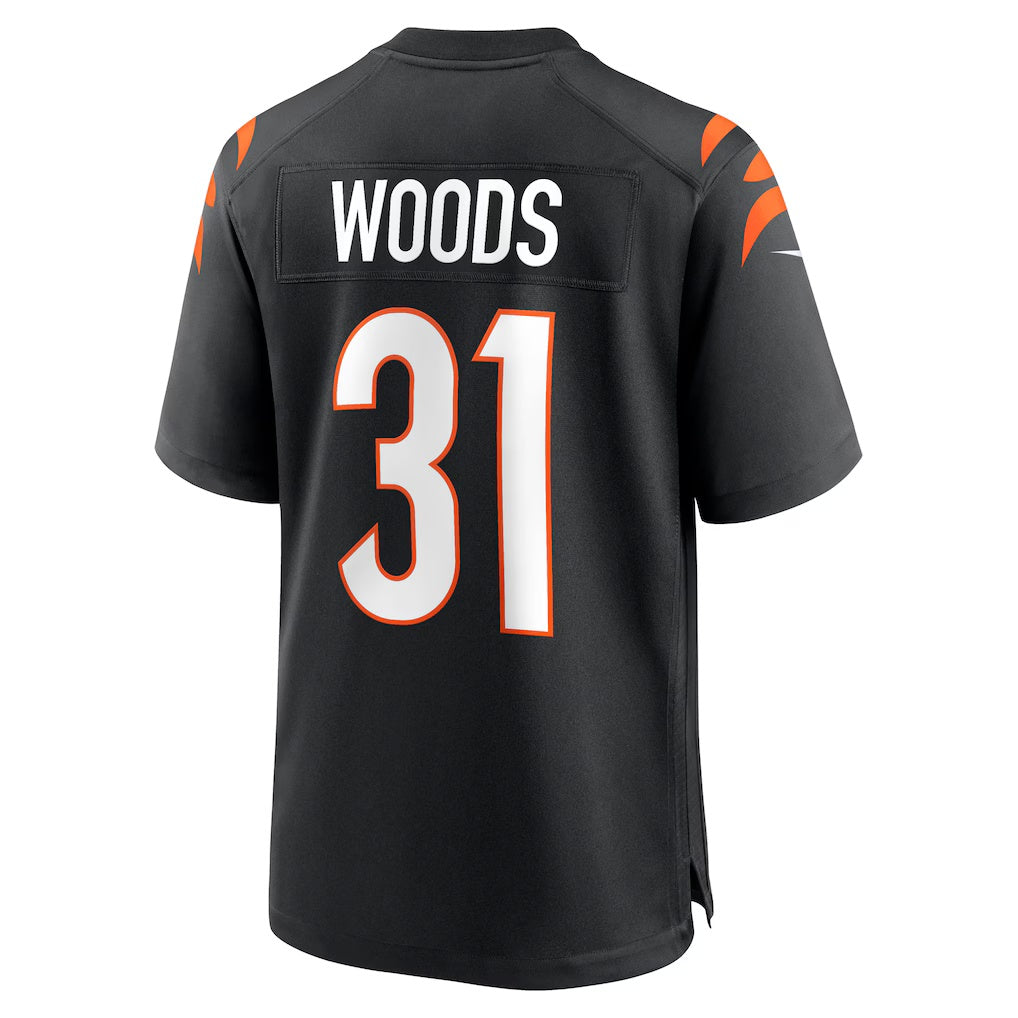 C.Bengals #31 Ickey Woods Black Retired Player Game Stitched Football American Jersey