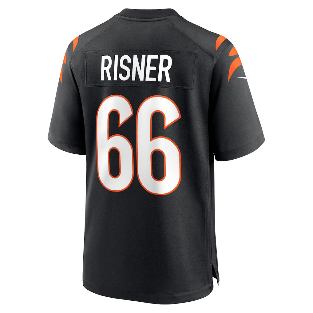 C.Bengals #66 Dalton Risner Black Team Game Stitched Football American Jersey