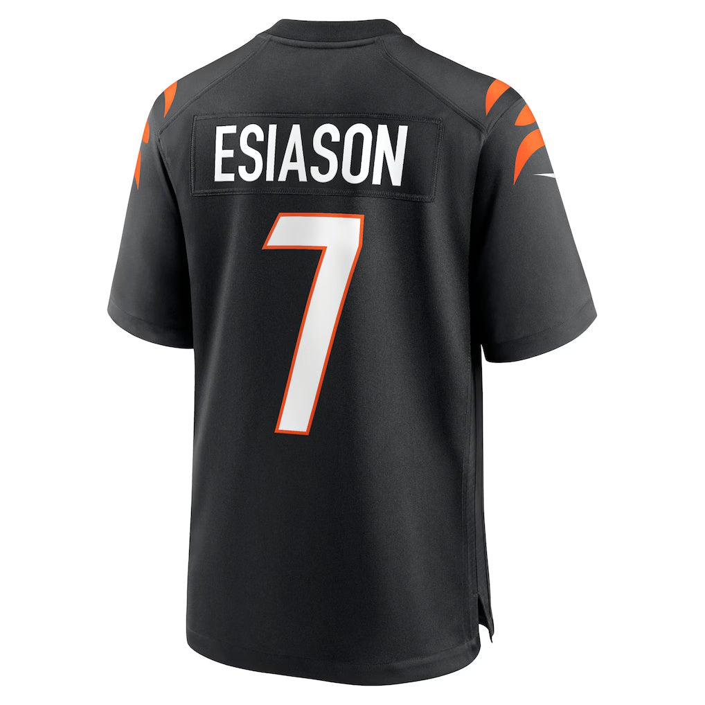 C.Bengals #7 Boomer Esiason Black Retired Player Stitched Football American Jersey
