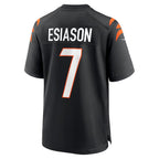 C.Bengals #7 Boomer Esiason Black Retired Player Stitched Football American Jersey