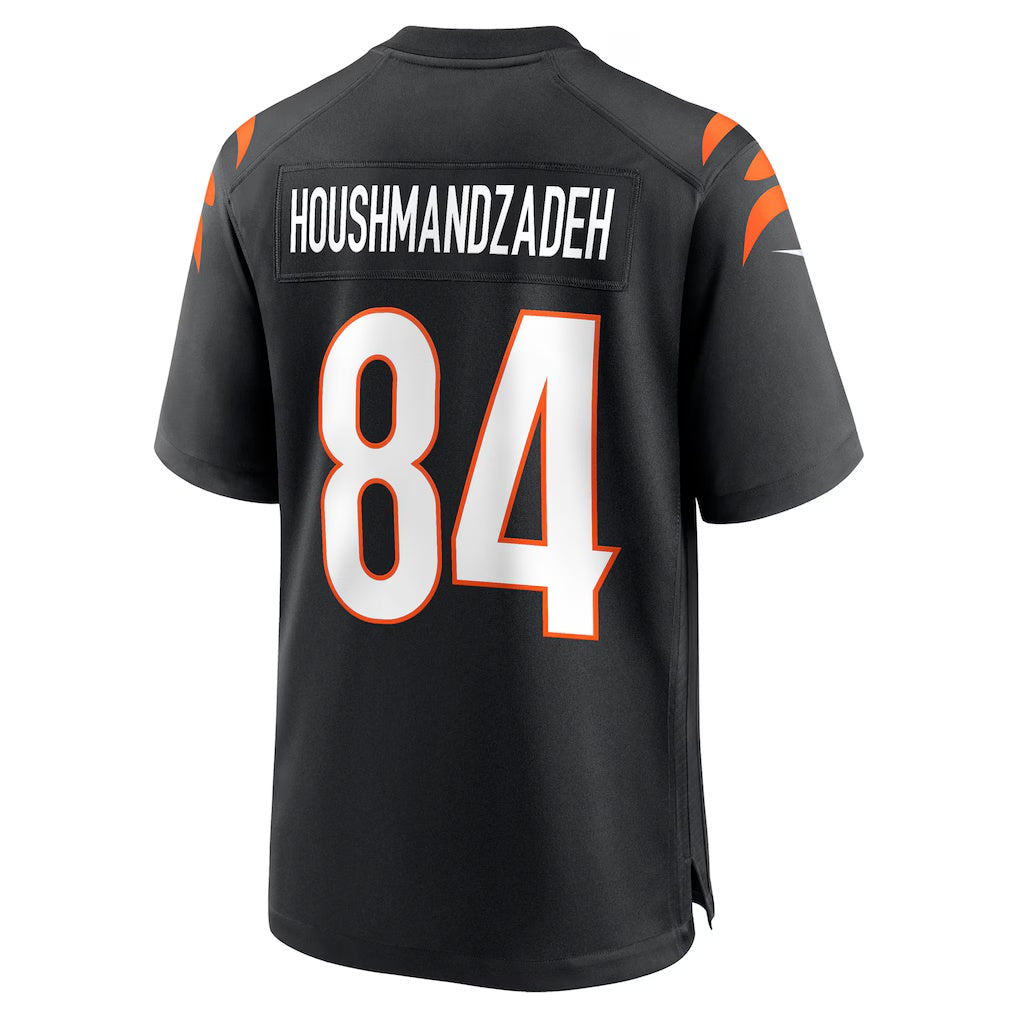 C.Bengals #84 T. J. Houshmandzadeh Black Team Retired Player Game Stitched Football American Jersey