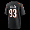 C.Bengals #93 Jonathan Allen Black Team Game Jersey