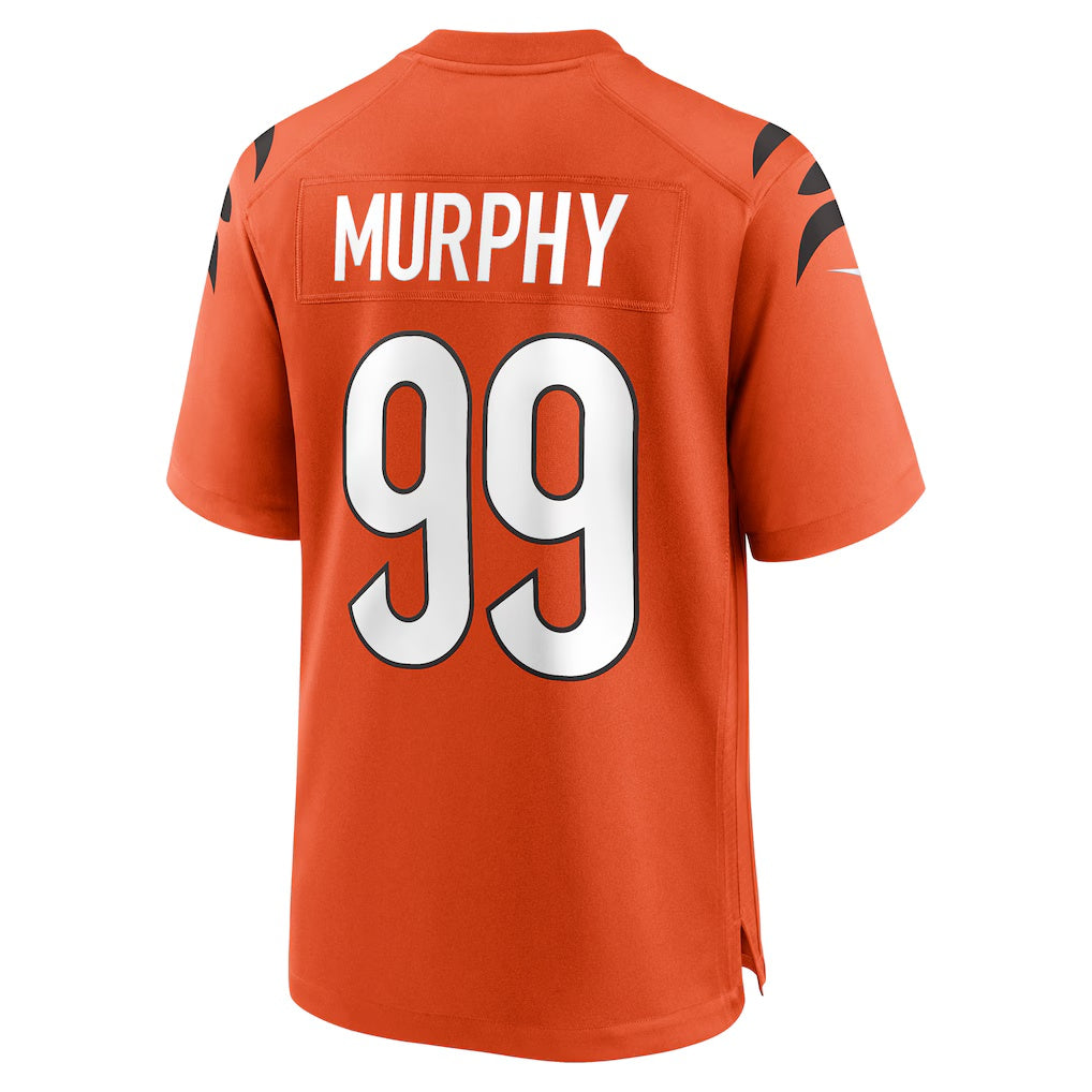 C.Bengals #99 Myles Murphy Orange Alternate Game Stitched Football American Jersey
