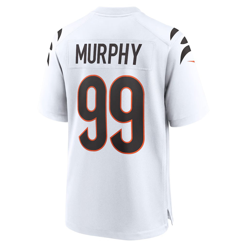C.Bengals #99 Myles Murphy White Team Game Stitched Football American Jersey