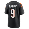 C.Bengals #9 Joe Burrow Black Player Game Stitched Football American Jersey