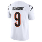 C.Bengals #9 Joe Burrow White Vapor Untouchable Limited Stitched Football American Jersey