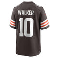 C.Browns #10 Phillip Walker Brown Team Game Stitched Football American Jersey