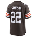C.Browns #22 Dylan Sampson Brown Team Game Stitched Football American Jersey