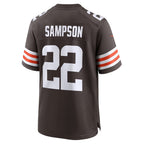 C.Browns #22 Dylan Sampson Brown Team Game Stitched Football American Jersey