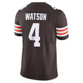 C.Browns #4 Deshaun Watson Brown Vapor F.U.S.E. Limited Stitched Football American Jersey
