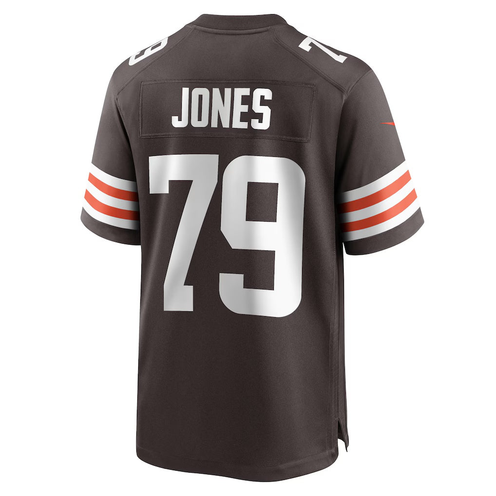 C.Browns #79 Dawand Jones Brown Team Game Stitched Football American Jersey