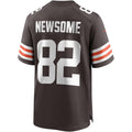 C.Browns #82 Ozzie Newsome Brown Game Retired Player Stitched Football American Jersey