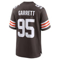 C.Browns #95 Myles Garrett Brown Team Game Stitched Football American Jersey